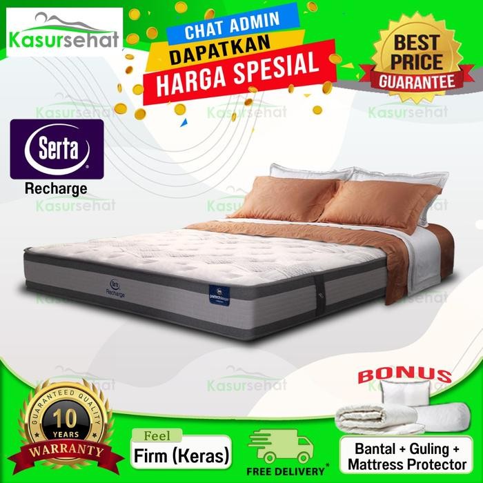 Serta Kasur Springbed Recharge - Pocket Spring - Hanya Kasur - 120x200
