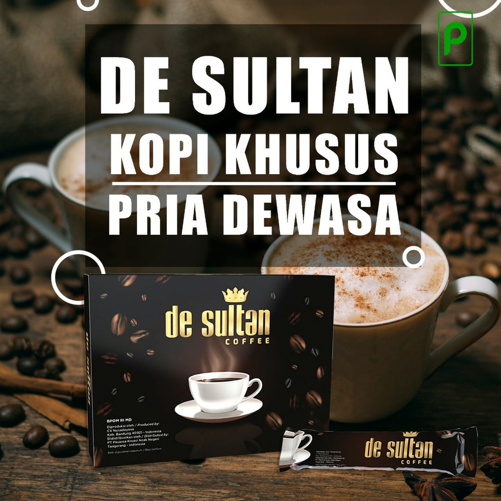 

DE SULTAN COFFEE 1 BOX ISI 10 SACHET ORIGINAL PT ABI