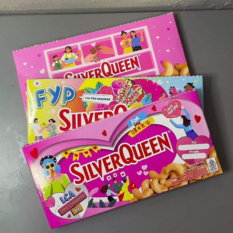 

Silverqueen Coklat Special Limited Edition Valentine isi 2x58gr
