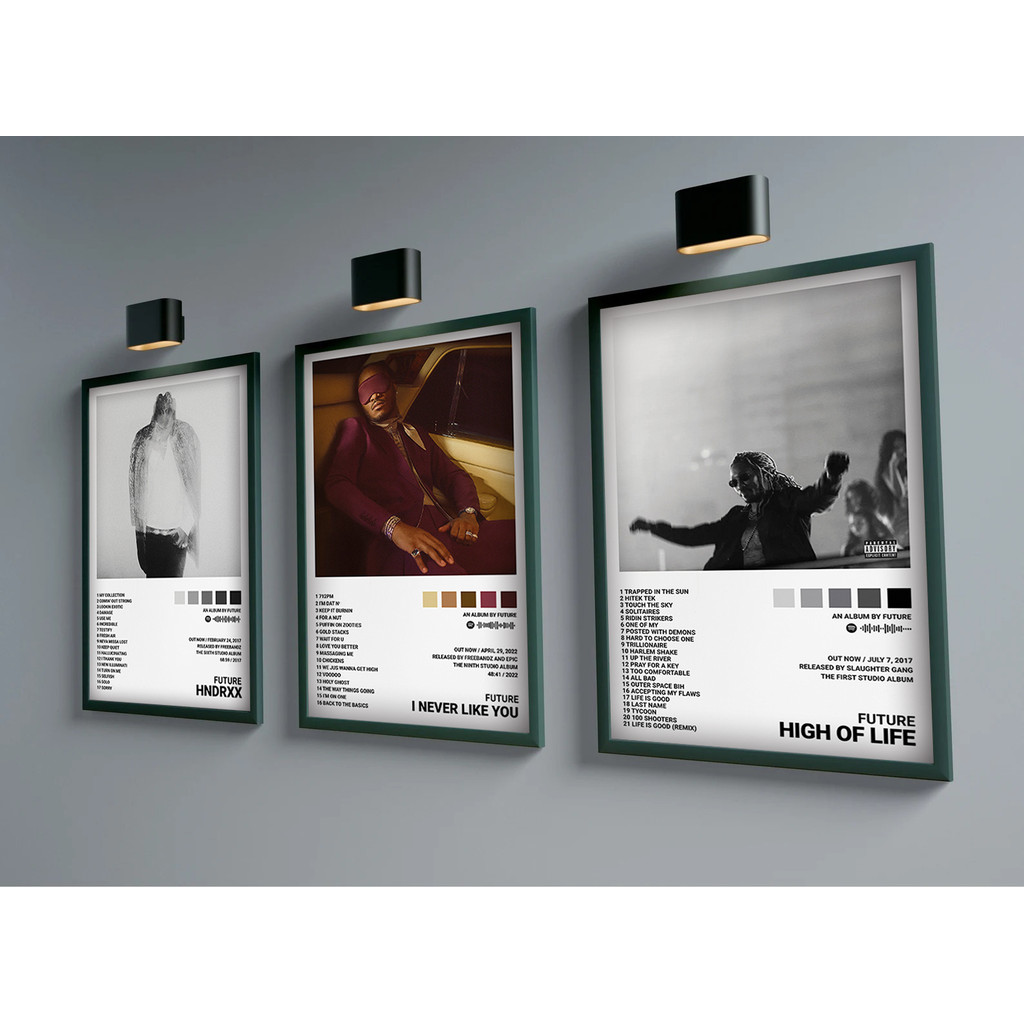 

Future Hip Hop Rapper Music Album Cover I Never Liked You Pictures For Room Wall Art Home Decor Canvas Painting Print Posters