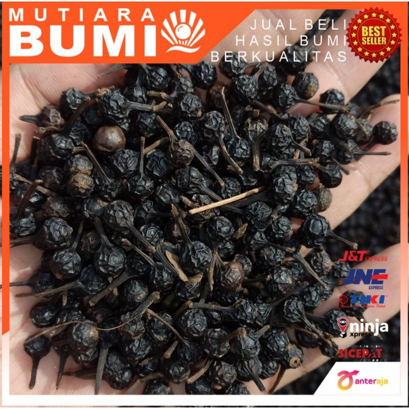 

kemukus kering 100gr biji