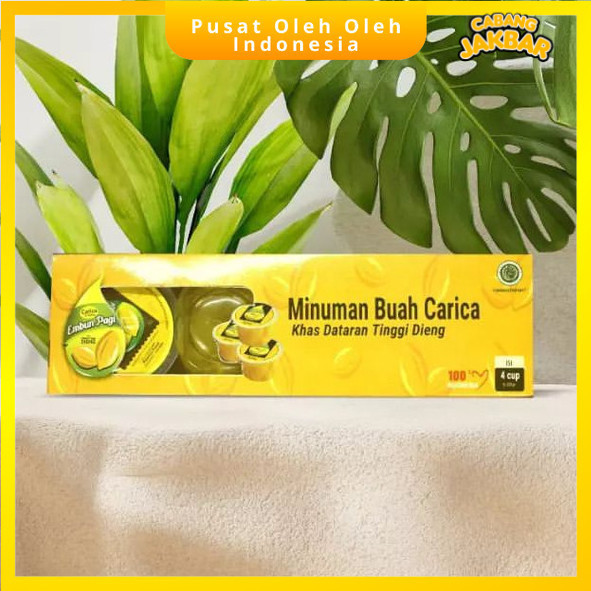 Carica Segar Merk Embun Pagi Isi 4 Oleh Oleh Dieng Khas Wonosobo Kemasan Box Pepaya Manisan Buah JB0