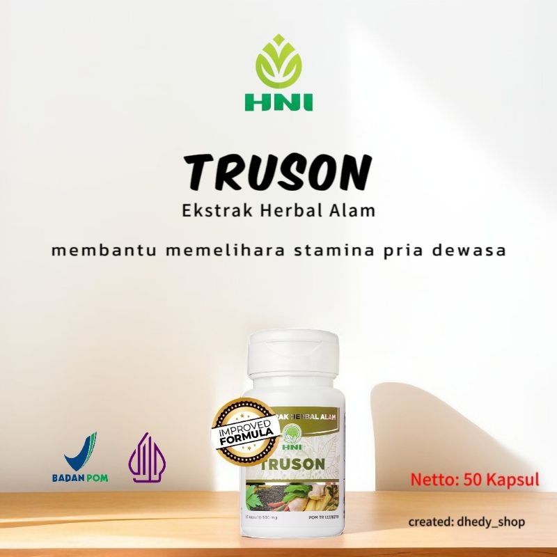 HNI TRUSON HPAI EKSTRAK HERBAL ALAM ISI 50 KAPSUL