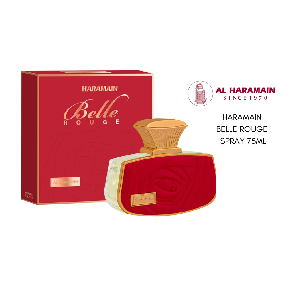 Al Haramain Belle Rouge Spray 75ml | Dupe YSL Libre EDP Parfum Floral Vanilla Wanita