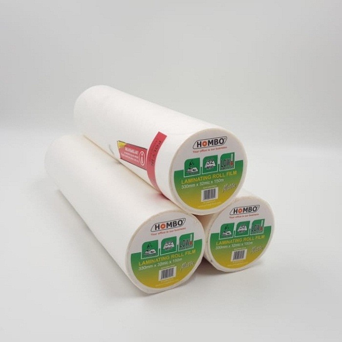 

BEST -Hombo Plastik Laminating Roll Matte 330mm x 32mic x 150m