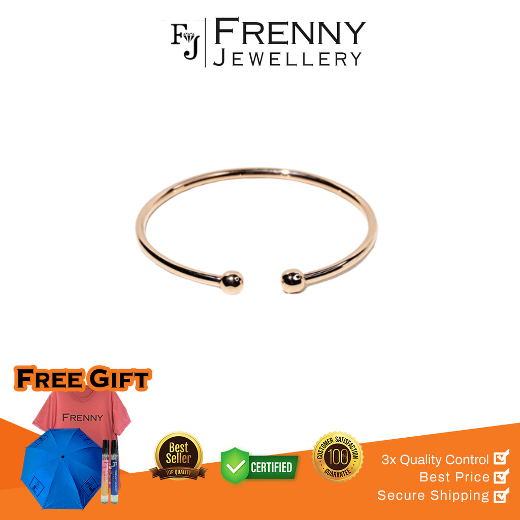 Gelang Emas Rose Gold Pandora Pentol 17K Frenny Jewellery