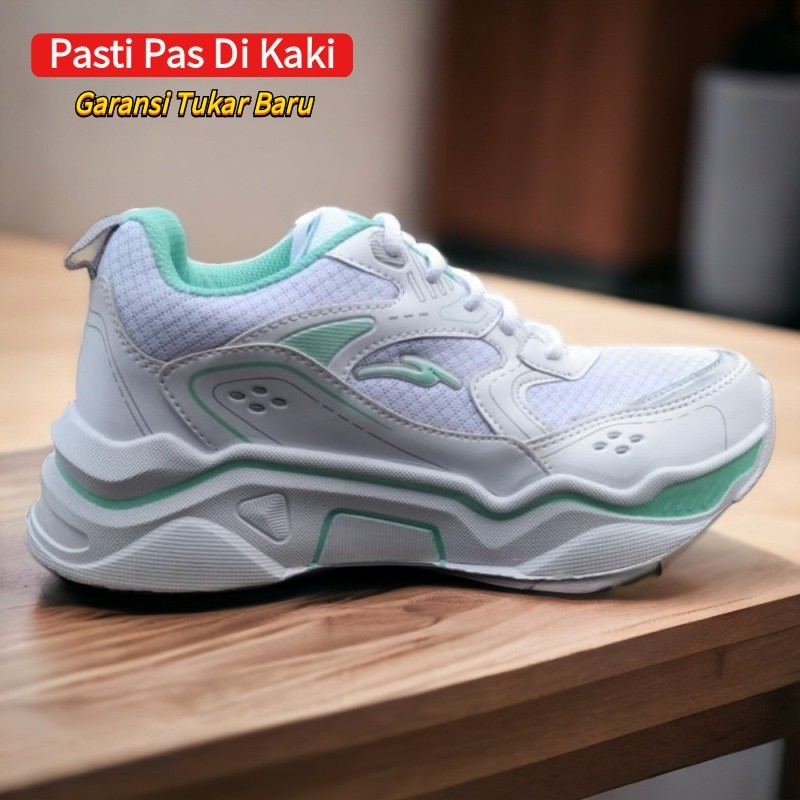 Pro Att LJX 25 Sepatu Olahraga Wanita Kasual Sneakers Putih Wanita