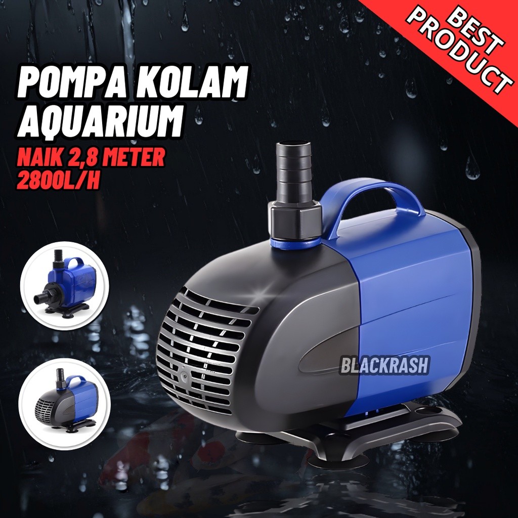hf64sd Power Head Pompa Celup Aquarium Besar 3 Meter Water Pump Mesin Penguras Air Kolam Ikan Koi