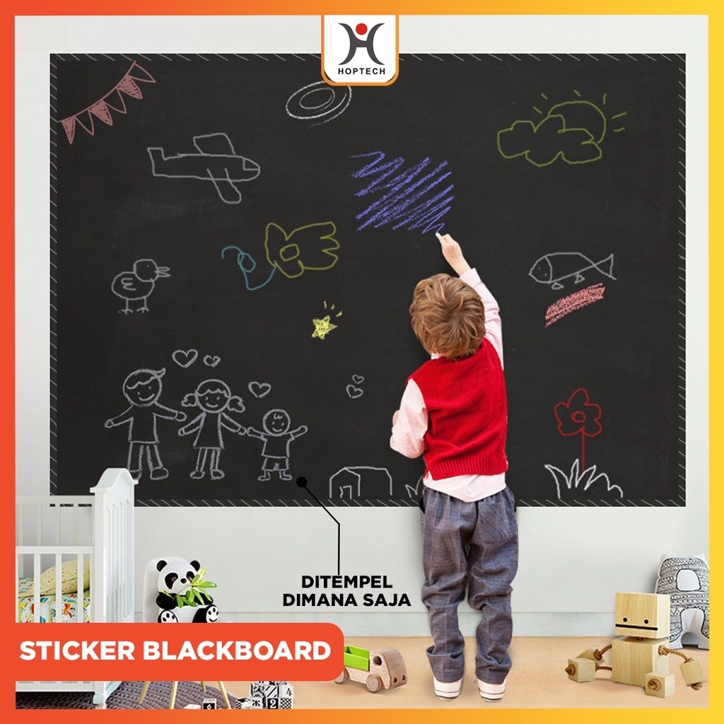 

LW - Stiker Papan Tulis DIY | Learning Chalkboard & Graffiti Blackboard Sticker Multifungsi