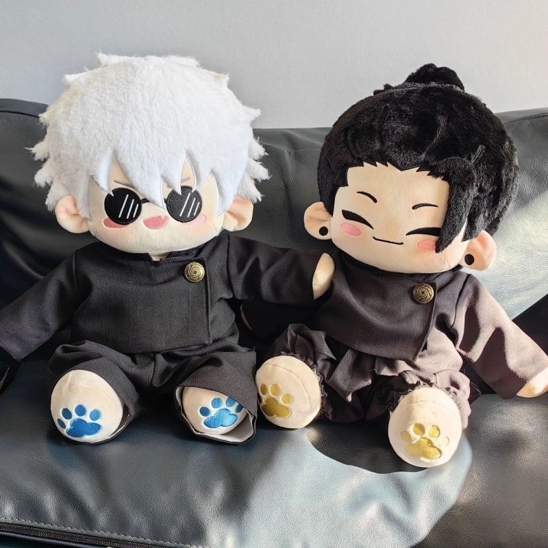 BO73 40cm boneka Jujutsu Kaisen Gojo Satoru Getou Suguru Anime Cotton Doll Plush Authentic Doll