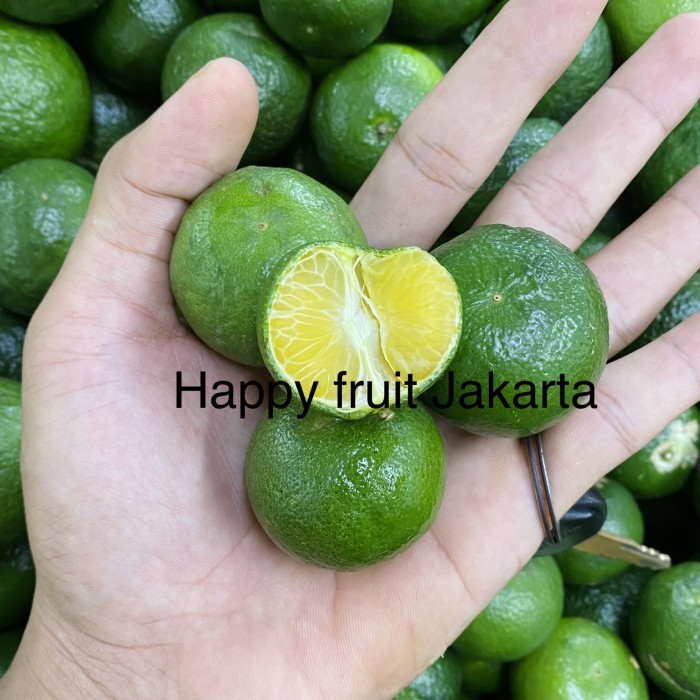 Jeruk shantang hijau madu | Buah jeruk santang manis hijau 1kg