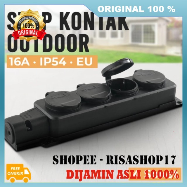 Stop Kontak Outdoor Waterproof Colokan Listrik Outdoor Stop Kontak Anti Air Outdoor Stop Kontak Ada 