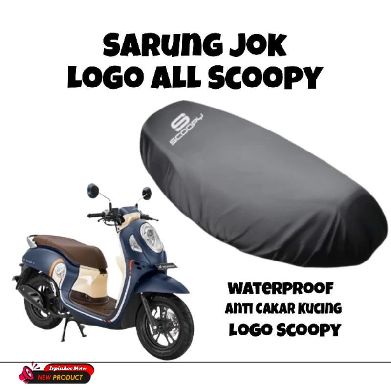 Sarung Jok Scoopy Cover Jok Motor Scoopy Waterproof