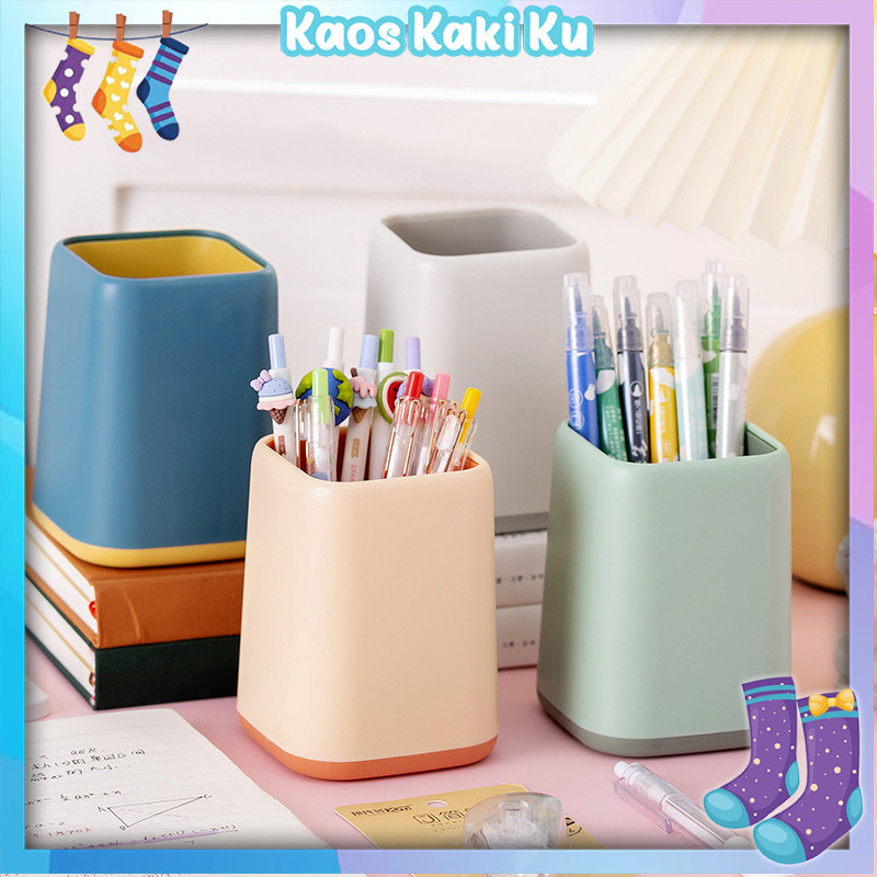 

Tempat Pensil Dan Pulpen Polos Simple Serbaguna Minimalis Pen Holder 929