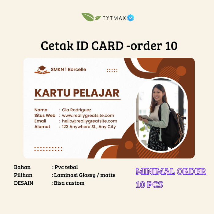 

Cetak Kartu ID CARD PVC | Kartu Member PVC - Siap Cetak | Minimal order 10