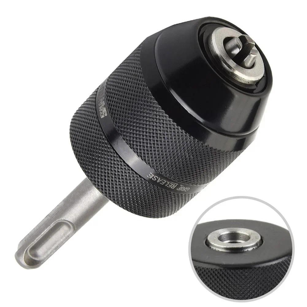 Drill uck &SDS Plus Adapter 3/8-24UNF 0.8mm-10mm Keyless Metal Drill uck With Quick ange Adapter