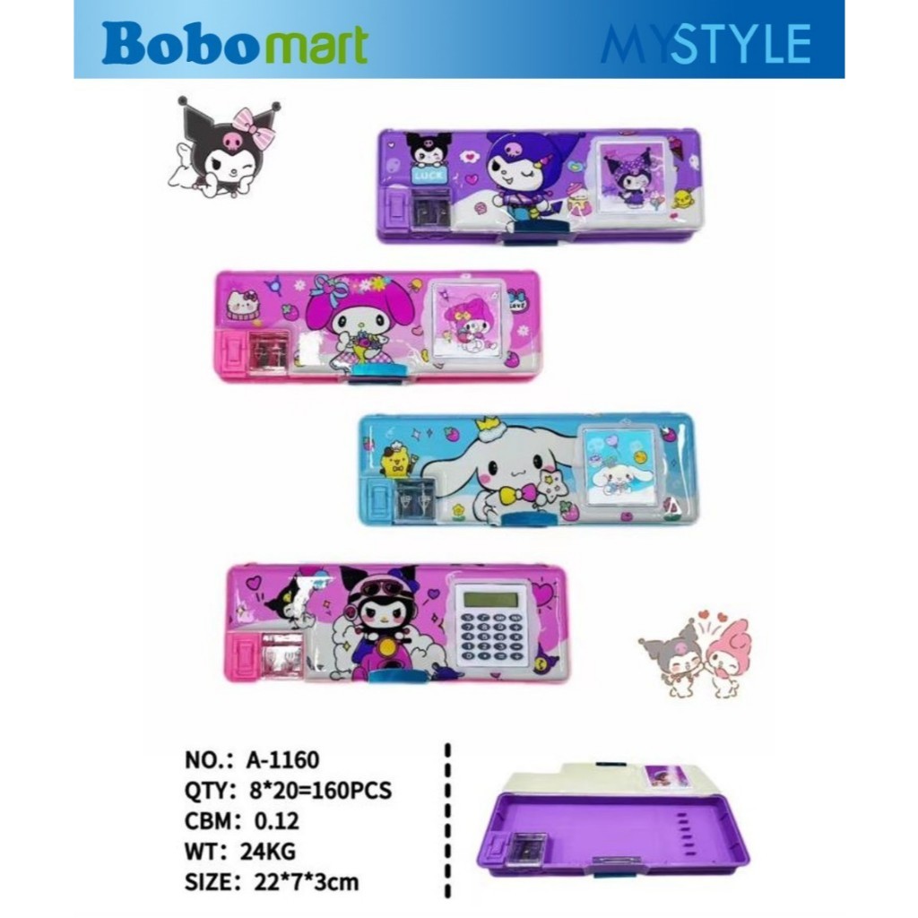 

BOBOMARTS JAKARTA KOTAK PENSIL MAGNET KALKULATOR A-1160 KOTAK PENSIL ANAK 1 SET SERUTAN KALKULATOR MURAH