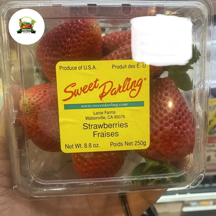 

Strawberry sweet darling USA | BUAH STRAWBERRY USA JUMBO 250 GR