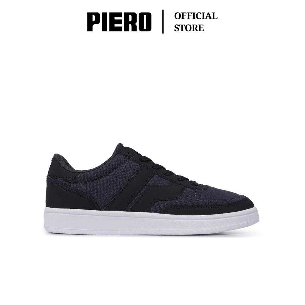 [WOW DISKON] PIERO SEPATU SNEAKERS PRIA DERBY BIG LOGO PHANTOM GREY WHITE PIE210000039