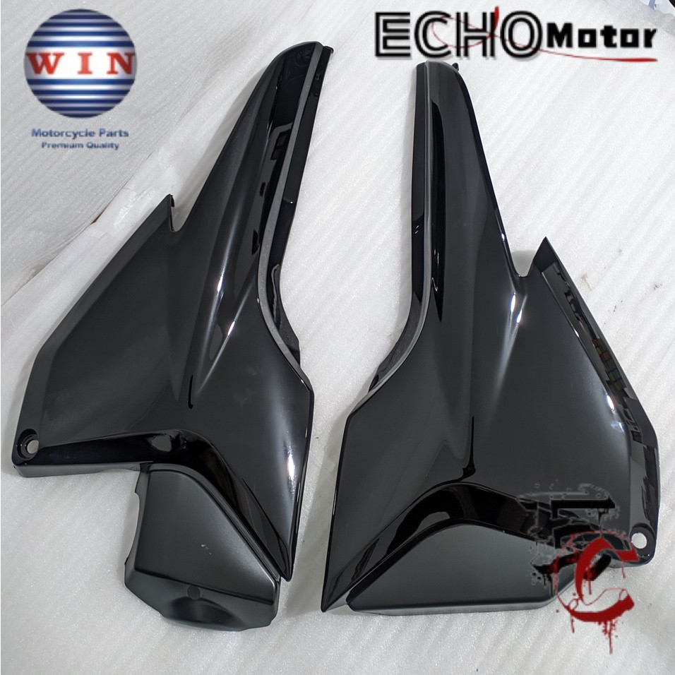 Box Samping / Bok Aki MegaPro 2006 2007 2008 2009 Hitam (1 pasang) WIN sambungan cover body motor /