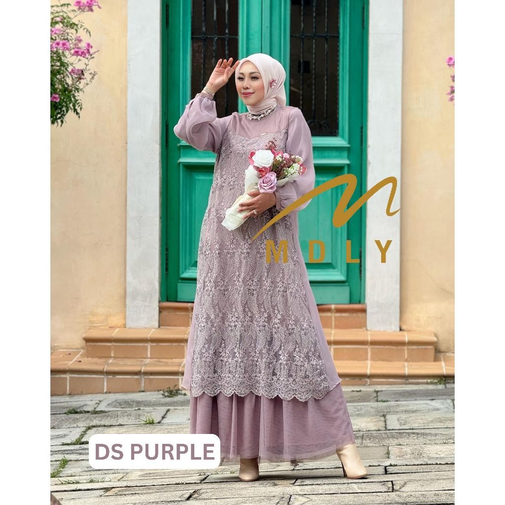 Amya Dress by MDLY -  Gamis MDLY Terbaru ori Dress Muslim Gamis MDLY Gamis Dress Dress Premium Gamis