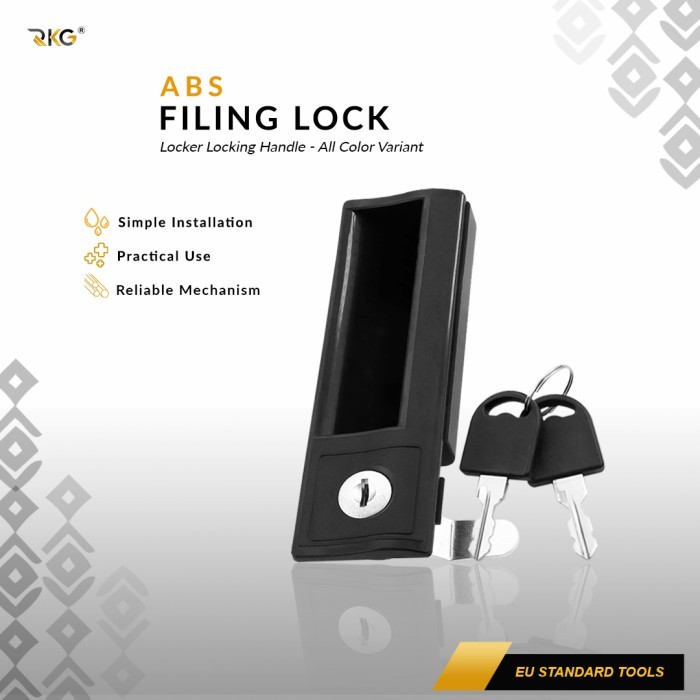 RM499 RKG Kunci Lemari Loker Dokumen Pengunci Lock Set