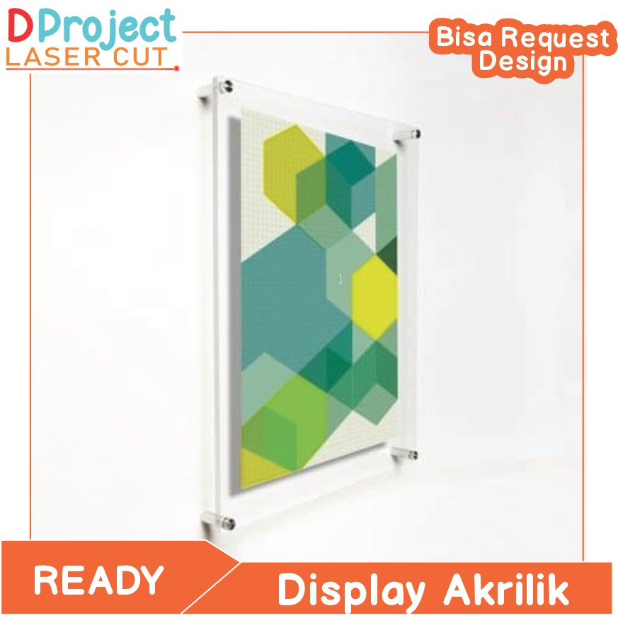 Frame Akrilik Papan Iklan Display Poster Dinding Ukuran A3