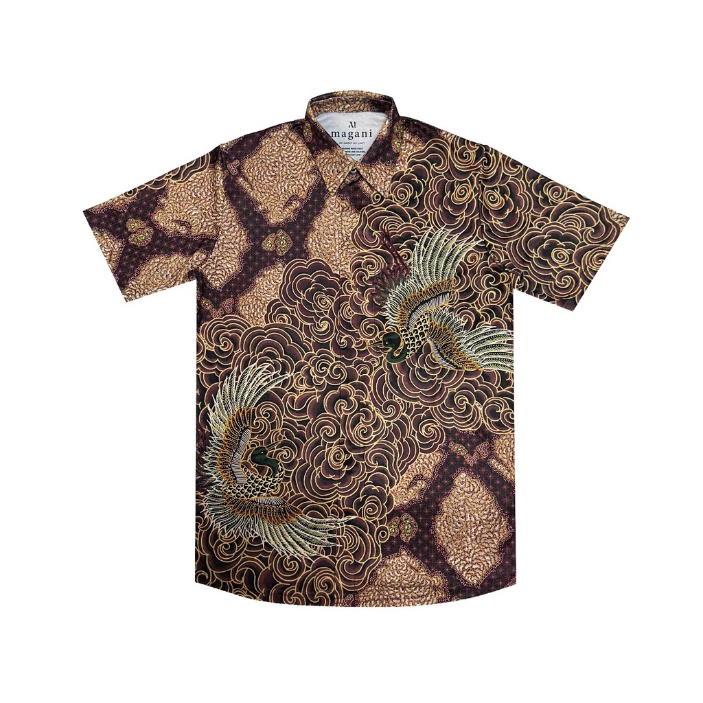 MAGANI Nosweat Celestial Scales - Kemeja Batik Lengan Pendek