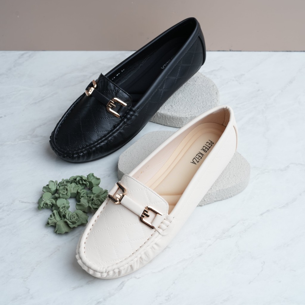 FLASH SALE PETER KEIZA SEPATU WANITA MOCASSIN FLAT BP 66-21 / BP 66-26