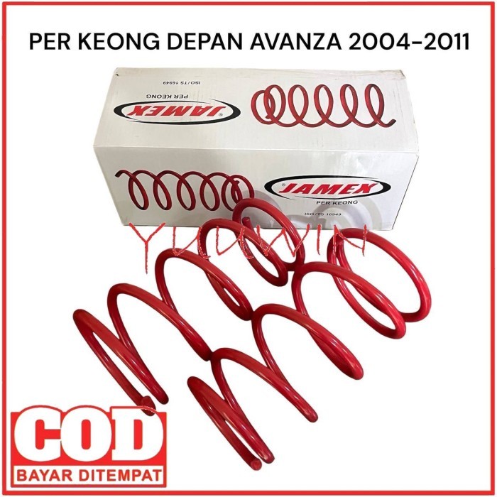 PER KEONG DEPAN AVANZA XENIA JAMEX - COIL SPRINGS JAMEX AVANZA 2004-2011