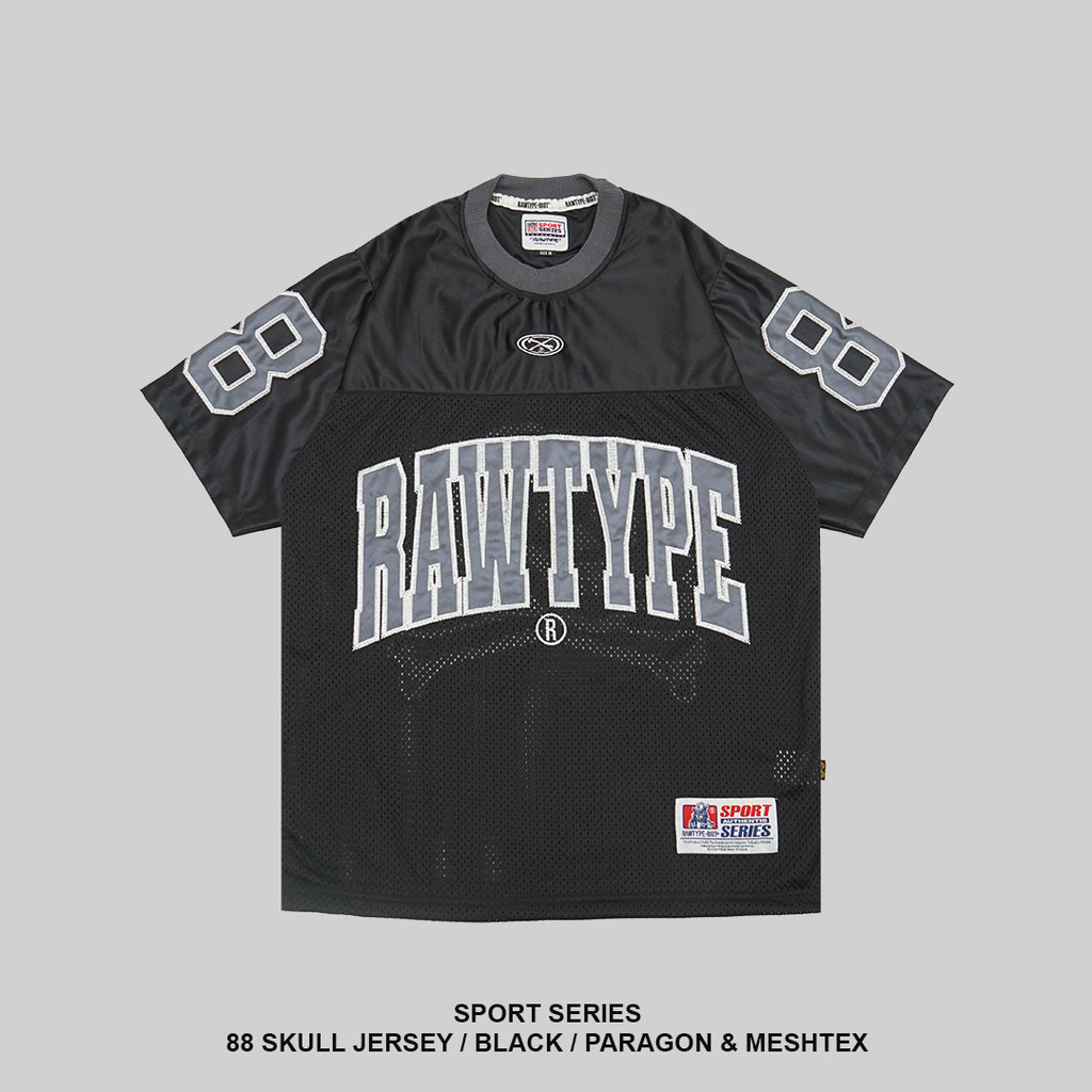 RAWTYPE RIOT 88 Skull Jersey - Black