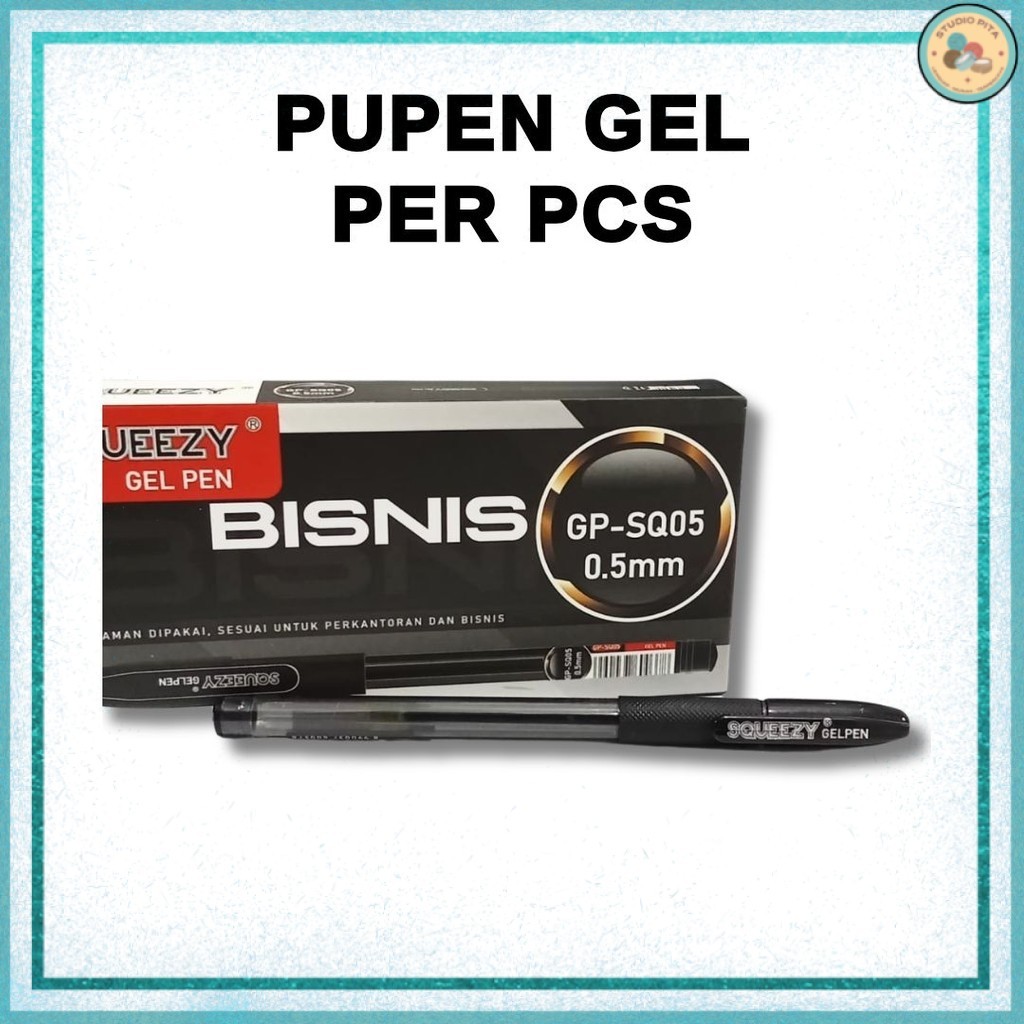 

Pulpen Gel Pen Bisnis Tinta Hitam 0.5 mm