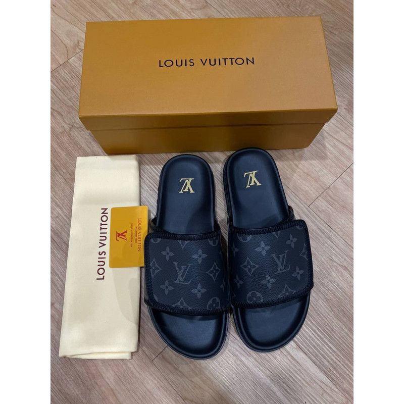 Sandal Louis Vuitton LV Black GOD KILLER