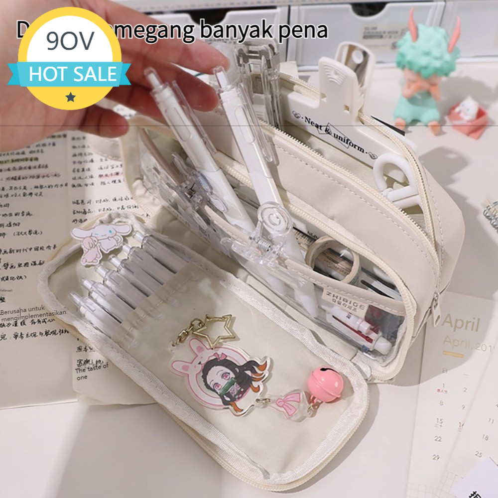 

COD Tepak/tempat pensil transparant Import Kotak Pensil Kawaii Kapasitas Besar Kotak Pensil Pensil Lipat Kotak Pensil Pensil untuk Anak Perempuan Alat Tulis Siswa Kantor Perlengkapan Sekolah Perlengkapan Sekolahchild anak