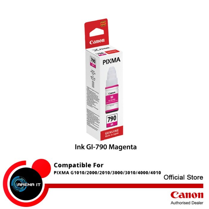

TERMURAH Canon Ink Bottles GI-790 Magenta
