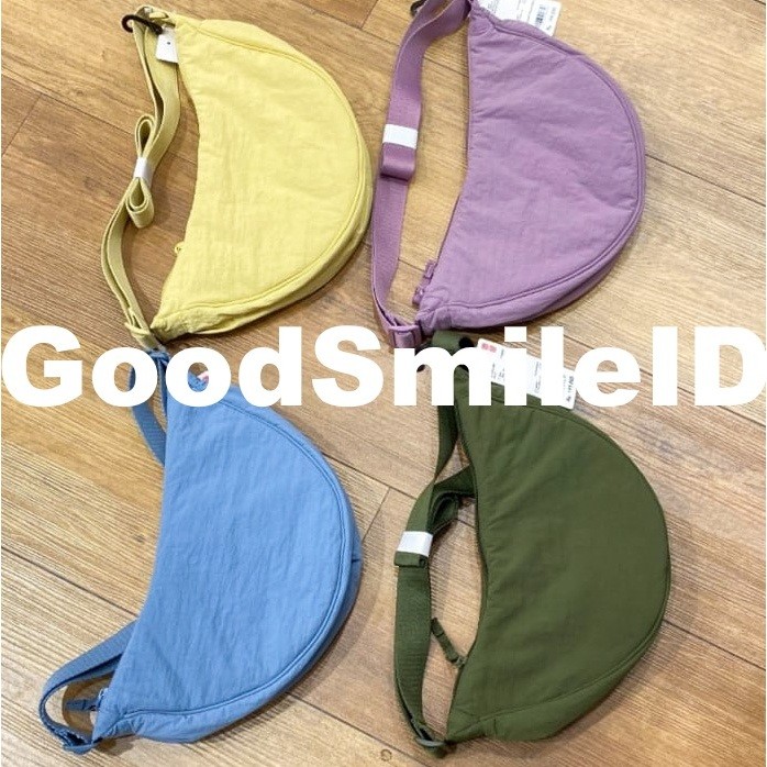 [SALE BESAR] SALE READY ORIGINAL UNIQLO Tas Bahu Mini Round Best Seller Waist Body  Bag Shoulder Sel