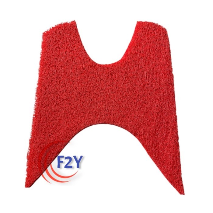 Karpet Motor Yamaha Mio J, Keset Mio J, Pijakan kaki Mio, Alas Kaki Mio - Merah, Polos