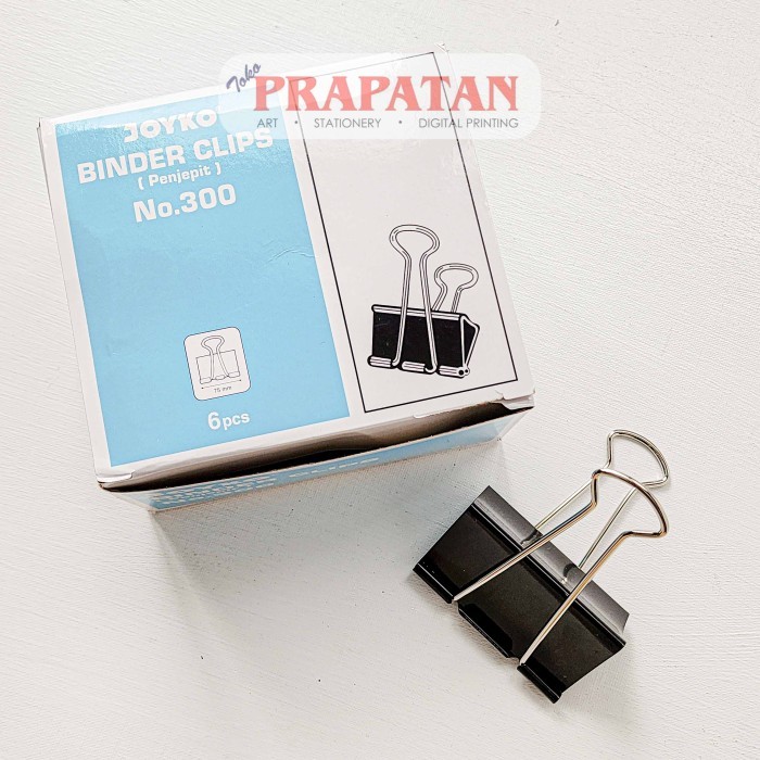 

Binder Clip Joyko No. 300 | Penjepit Kertas