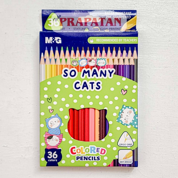 

M&G So Many Cats Pensil Warna AWP343A | Color Pencil - 36C A3