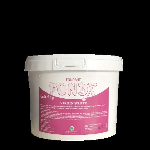 

Fondx Fondant per pail 5kg gula dekorasi