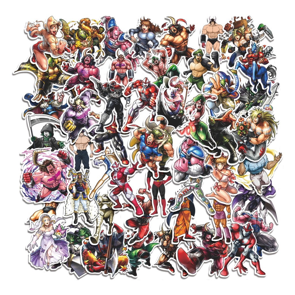 

COD 50 Pcs Stiker Prince of Planet Kinniku Lucu Anti Air Untuk Dekorasi Notebook Sepeda Skateboard Handphone