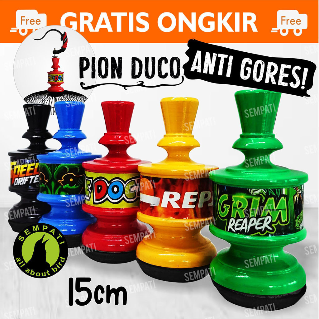 SEMPATI Pion Lovebird Kayu Cukit Cat Duco Anti Gores Pion Sangkar Kandang Burung Lovebird Love Bird 