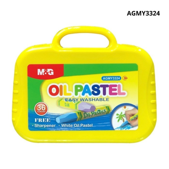 

Oil Pastel M&G 36 +1 Warna AGMY3324 Free Rautan Crayon Washable - AGMY3324