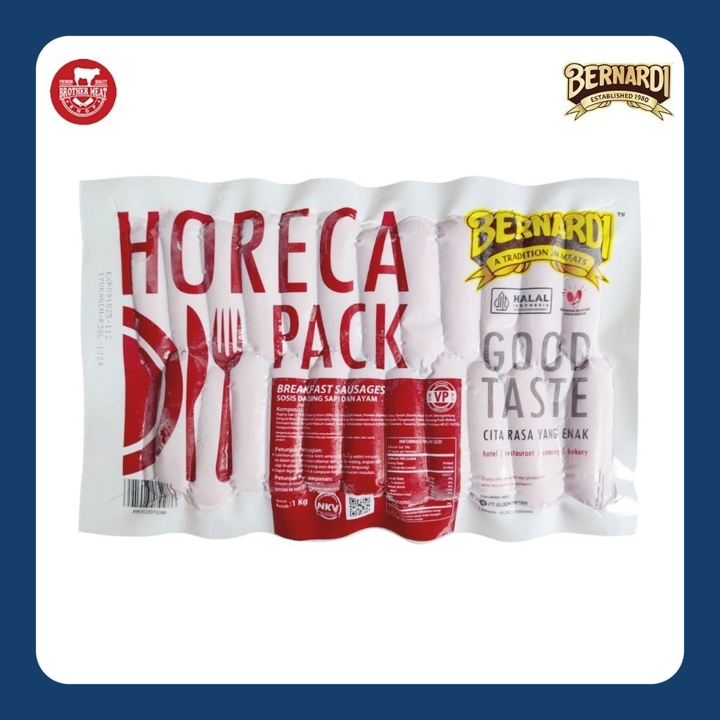 

BERNARDI BHP Sosis Kombinasi VP 1kg - Brothermeatshop