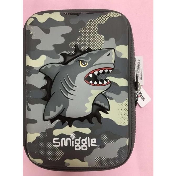

READY pensilcase shark abu/tempat pensil