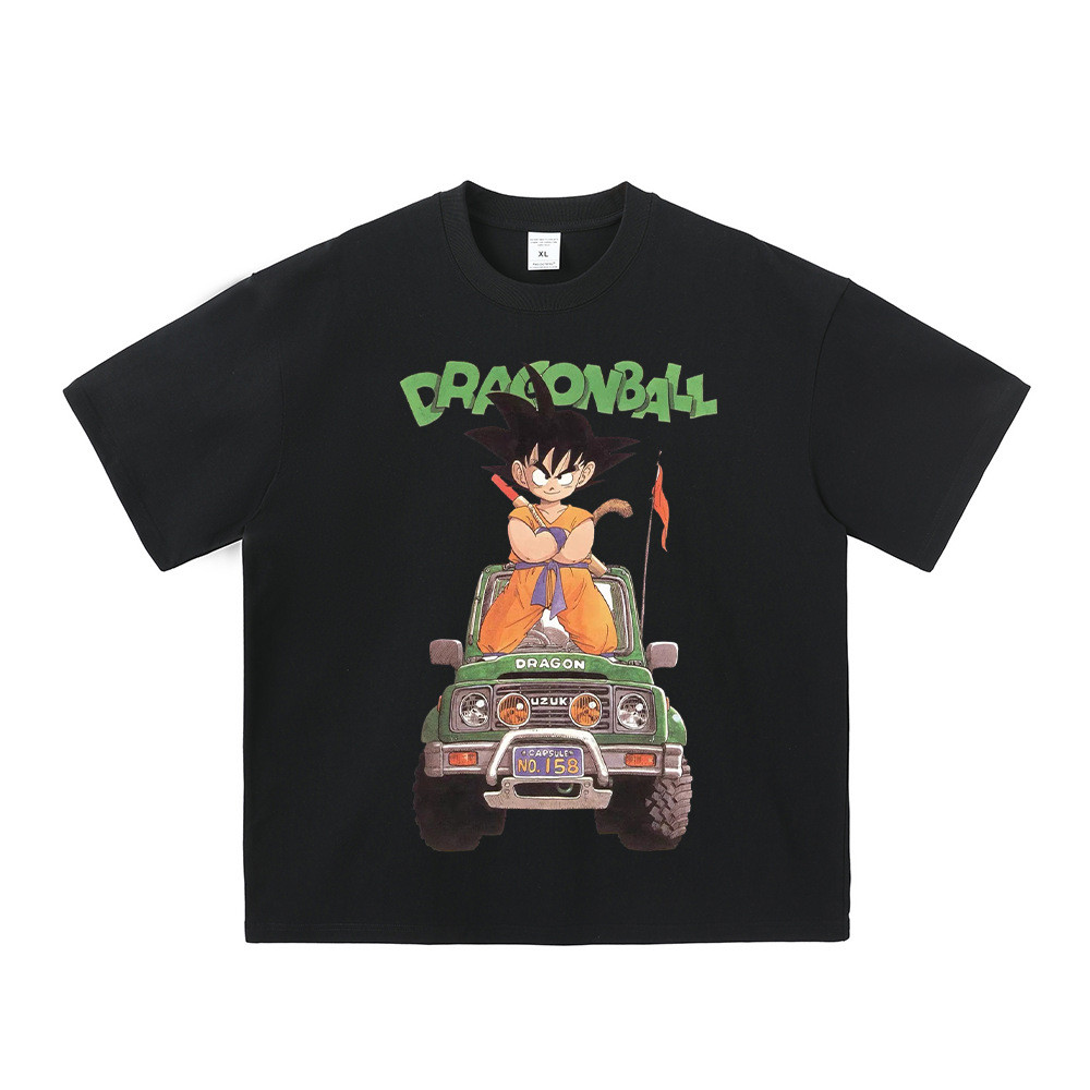 Kaos Baju Distro DARGON BALL Kerah Bulat Tshit Pola khusus Lengan pendek Pria dan wanita