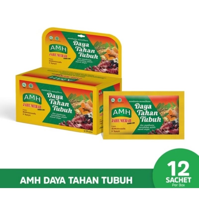 

AMH Daya Tahan Tubuh Perbox 12 Sachet.