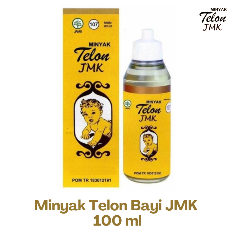 Minyak Telon Bayi JMK 60 ml | 100 ml (Asli Warisan Nyonya Meneer)
