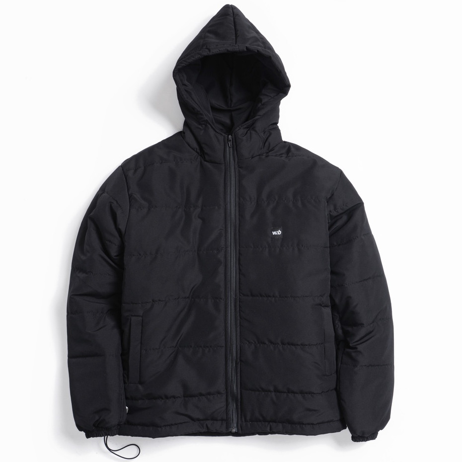 Diskon Lune Puffer Jacket Black | Jaket Puffer Hitam - WNB Indonesia
