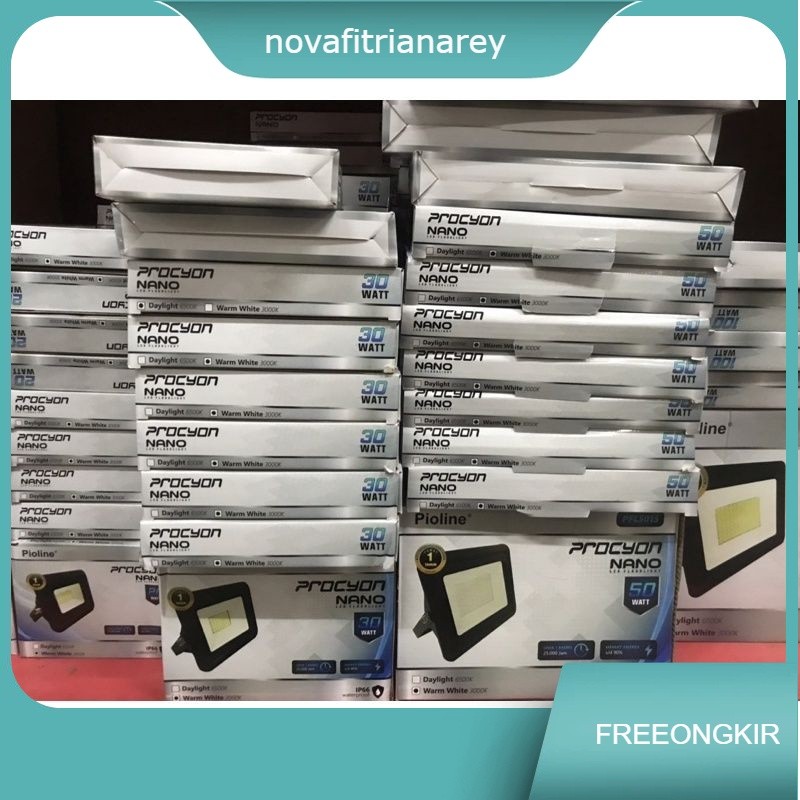 Lampu Sorot LED PIOLINE PROCYON 10 20 30 Watt Nano Lampu Sorot LED | Lampu Outdoor, Lampu taman